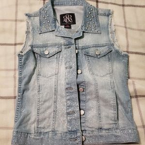 Rock and Republic denim vest XS